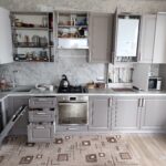 Фото Кухня со встроенным котлом